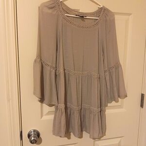 Vnm light brown blouse